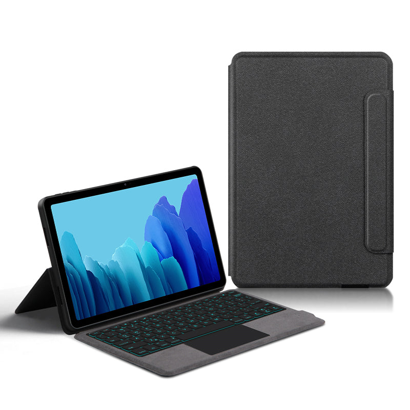 Touchpad Bluetooth Keyboard Case with Backlit for Samsung Galaxy Tab S7 10.4 (2020) / (2022) Protective Tablet Leather Cover Touchpad Bluetooth Keyboard Case with Backlit for Samsung Galaxy Tab S7 10.4 (2020) / (2022) Protective Tablet Leather Cover